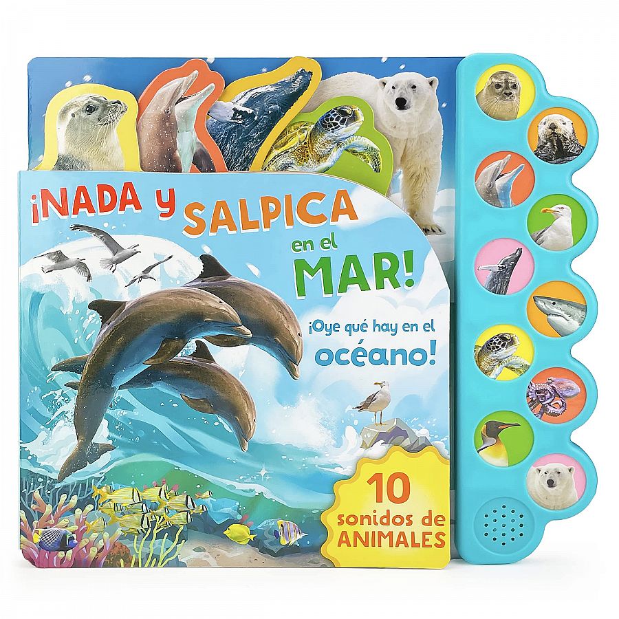 ¡Nada y Salpica en el Mar! book cover